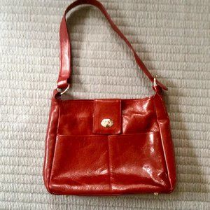 Handmade Red Shoulder Leather Bag